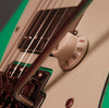 Barbie, DelRey, Alder, 12" radius maple fingerboard, E-foam Green