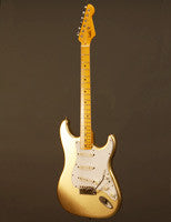 Jinde, Saticoy, Ash, Gold Metallic, 7.25" Radius Maple
