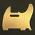 T-Bone, Tele®  style Aluminum Anodized  5-Hole Pickguard - Gold